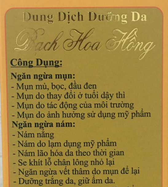 Công dụng Bạch Hoa Hồng loại thường